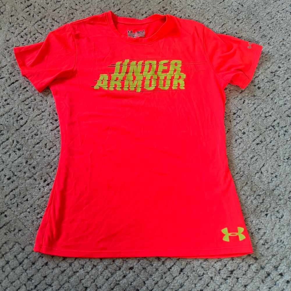 Underarmor Dryfit Short Sleeve Second Wind Shirt
